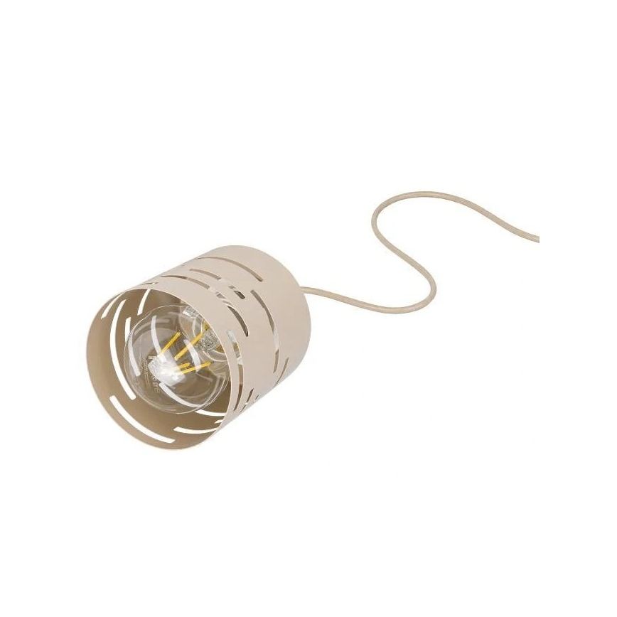 Suspension sur câble ELEN 1xE27/35W/230V beige/doré