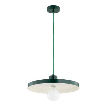 Suspension sur câble ETERI 1xE27/15W/230V verte