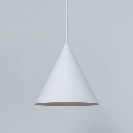 Suspension sur câble ETNA II 1xE27/15W/230V diam. 18,5 cm blanche