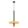 Suspension sur câble FELTRO 1xG9/8W/230V noire/jaune