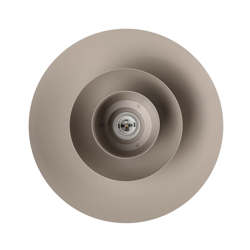 Suspension sur câble FERRO 1xE27/15W/230V, gris