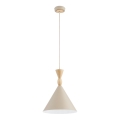Suspension sur câble FERYT 1xE27/15W/230V beige
