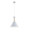 Suspension sur câble FERYT 1xE27/15W/230V gris