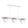 Suspension sur câble FLAT 3xE27/15W/230V crème