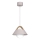 Suspension sur câble FUNDA 1xE27/15W/230V crème