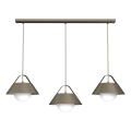 Suspension sur câble FUNDA 3xE27/15W/230V bronze