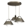 Suspension sur câble FUNDA 3xE27/15W/230V, bronze