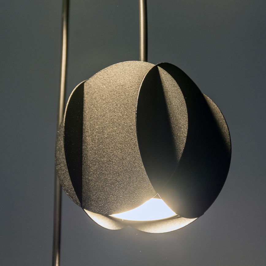 Suspension sur câble GAMBIT 4xGU10/10W/230V noire