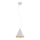 Suspension sur câble GANNA 1xE27/15W/230V gris