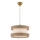 Suspension sur câble HALO 1xE27/60W/230V crème/beige