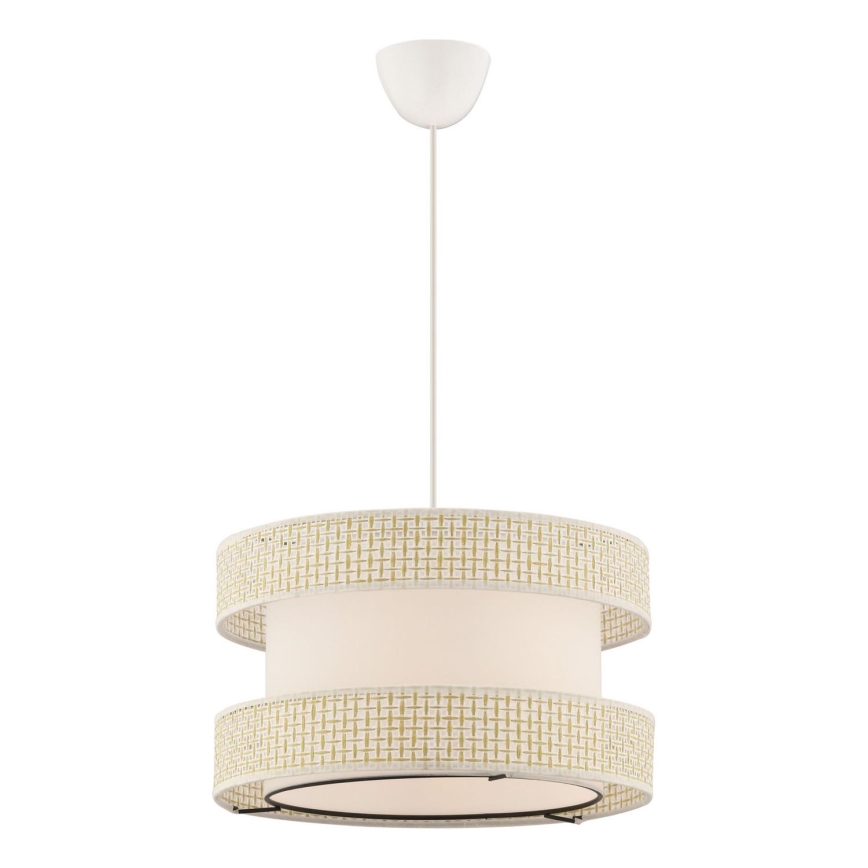 Suspension sur câble HALO 1xE27/60W/230V crème