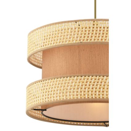 Suspension sur câble HALO 1xE27/60W/230V marron/beige