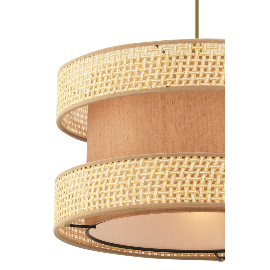 Suspension sur câble HALO 1xE27/60W/230V marron/beige