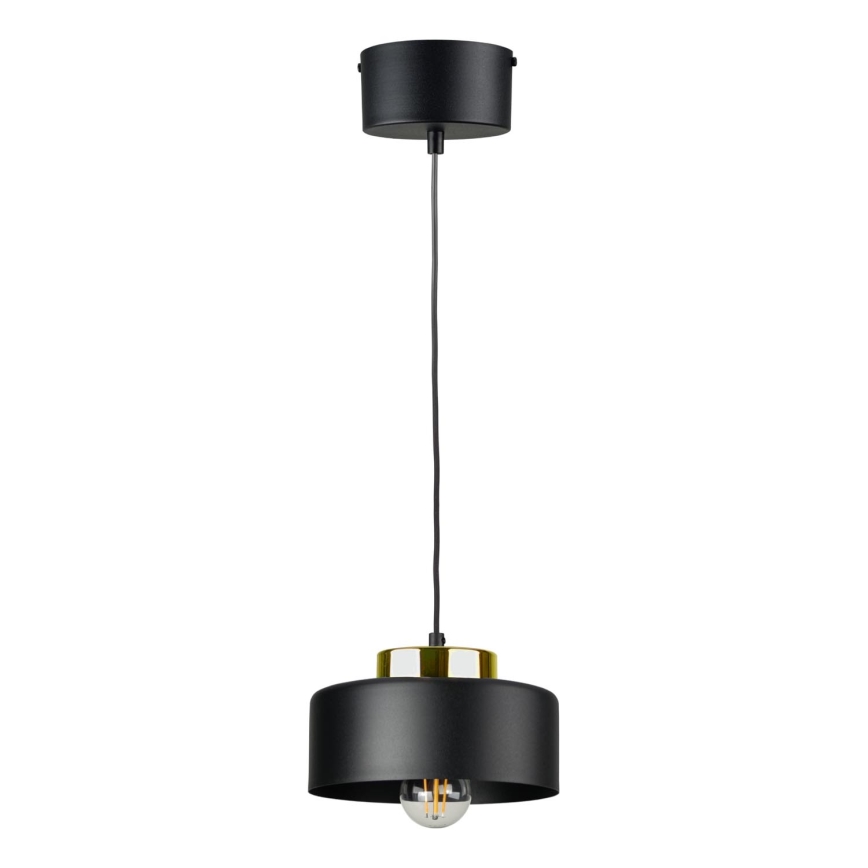 Suspension sur câble IGNIA 1xE27/60W/230V, noire