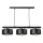 Suspension sur câble IGNIA 3xE27/60W/230V noir/doré