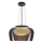 Suspension sur câble INSIEME 1xGX53/10W/230V Ø 38 cm noir fumé