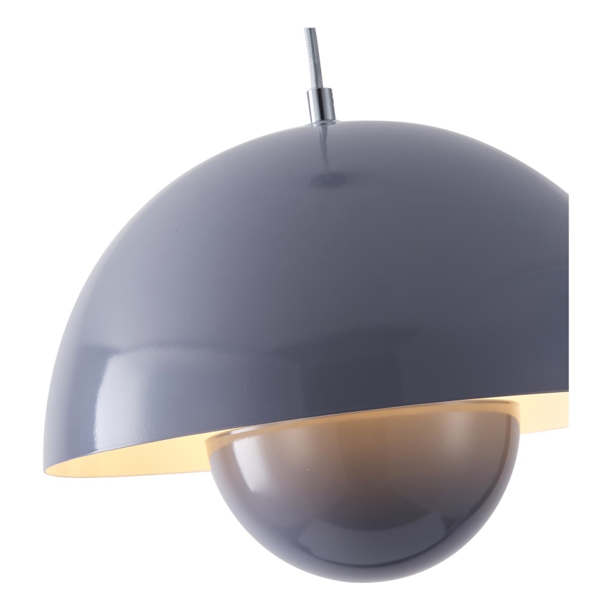 Suspension sur câble JARDEN 1xE27/15W/230V gris