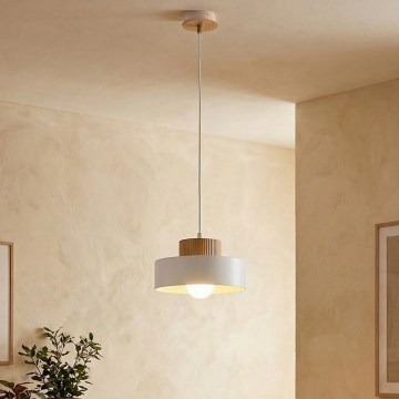 Suspension sur câble KIVI 1xE27/15W/230V blanche