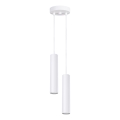 Suspension sur câble LAGOS 2xGU10/10W/230V blanche