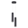 Suspension sur câble LAGOS 2xGU10/10W/230V noire