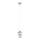 Suspension sur câble LARSO 1xE27/15W/230V blanc/beige