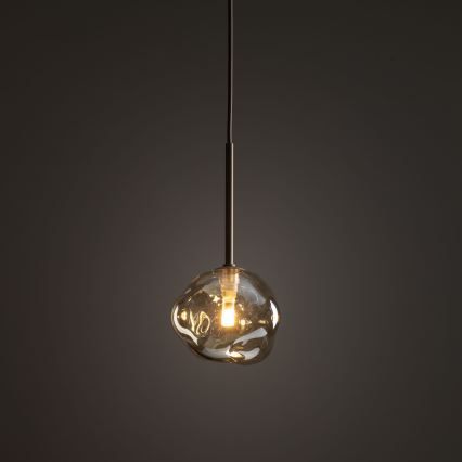 Suspension sur câble LAVA 1xG9/8W/230V beige / beige fumé