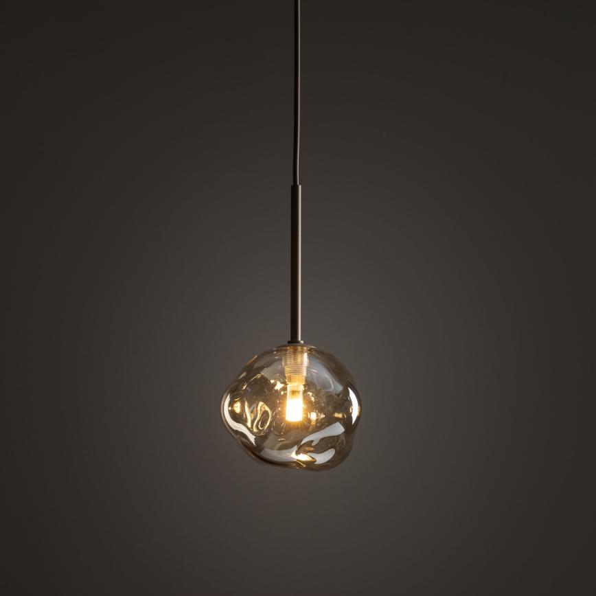 Suspension sur câble LAVA 1xG9/8W/230V beige / beige fumé