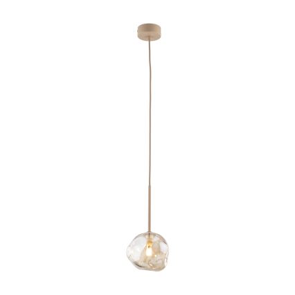Suspension sur câble LAVA 1xG9/8W/230V beige/fumé beige