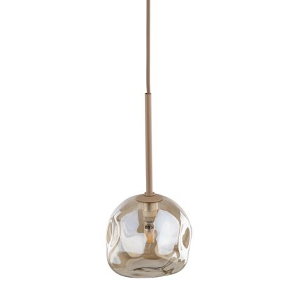 Suspension sur câble LAVA 1xG9/8W/230V beige/fumé beige
