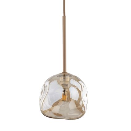 Suspension sur câble LAVA 1xG9/8W/230V beige/fumé beige