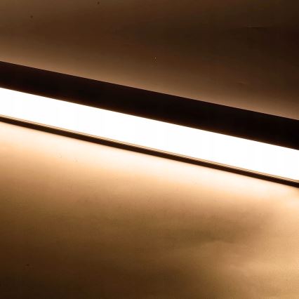Suspension sur câble LED/44W/230V 3000K 120 cm noire
