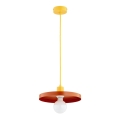 Suspension sur câble LITO 1xE27/15W/230V cuivrée/jaune