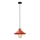 Suspension sur câble MANAVGAT 1xE27/40W/230V rouge/marron
