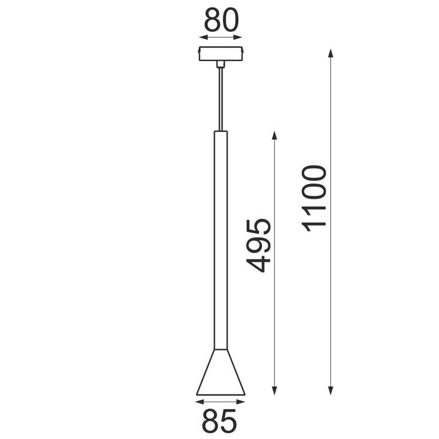 Suspension sur câble MAZZO 1xGU10/8W/230V beige
