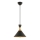 Suspension sur câble MONZA 1xE27/40W/230V Ø 25 cm noir/doré
