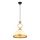 Suspension sur câble MONZA 1xE27/40W/230V Ø 26 cm crème/bronze