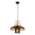 Suspension sur câble MONZA 1xE27/40W/230V Ø 32 cm noir/doré