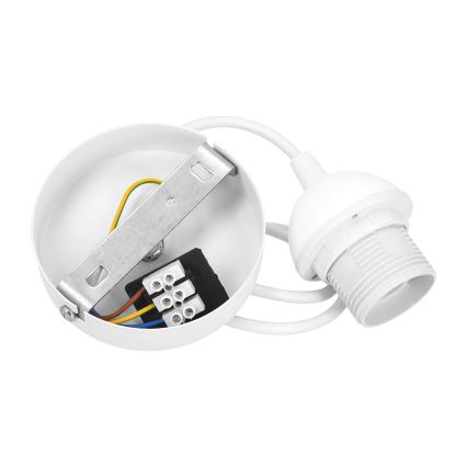 Suspension sur câble NATIA 1xE27/60W/230V blanc/marron