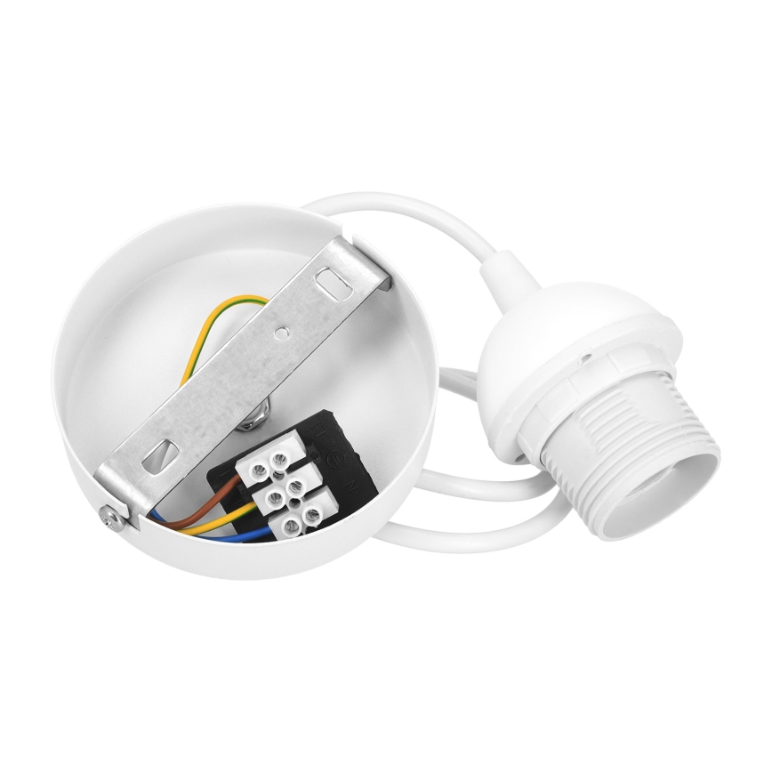 Suspension sur câble NATIA 1xE27/60W/230V blanc/marron