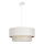 Suspension sur câble NATIA 1xE27/60W/230V Ø 45 cm crème