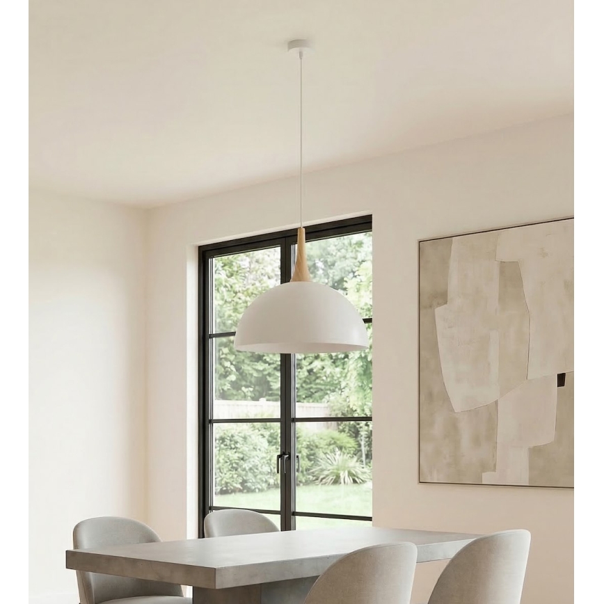 Suspension sur câble NAUTICA 1xGX53/12W/230V blanche