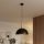 Suspension sur câble NAUTICA 1xGX53/12W/230V, noir