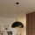 Suspension sur câble NAUTICA 1xGX53/12W/230V noire