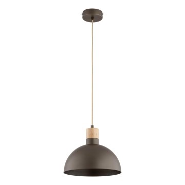 Suspension sur câble NEOMI 1xE27/15W/230V, marron