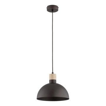 Suspension sur câble NEOMI 1xE27/15W/230V noire