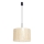 Suspension sur câble NEVIA 1xE27/15W/230V Ø 40 cm beige/effet marbre