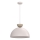Suspension sur câble NEVIS 1xE27/15W/230V Ø 38 cm crème