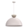 Suspension sur câble NEVIS 1xE27/15W/230V Ø 50 cm crème