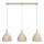 Suspension sur câble NOAK CLASSIC 3xE27/15W/230V beige