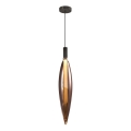 Suspension sur câble NORDIC 1xG9/5W/230V noir/cuivre
